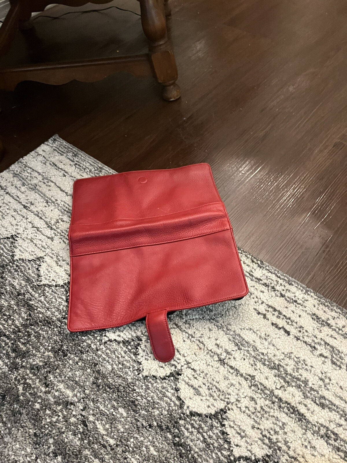 Leatherology Travel Jewelry Case Red Leather Buttery Soft 11” x 6” eBay