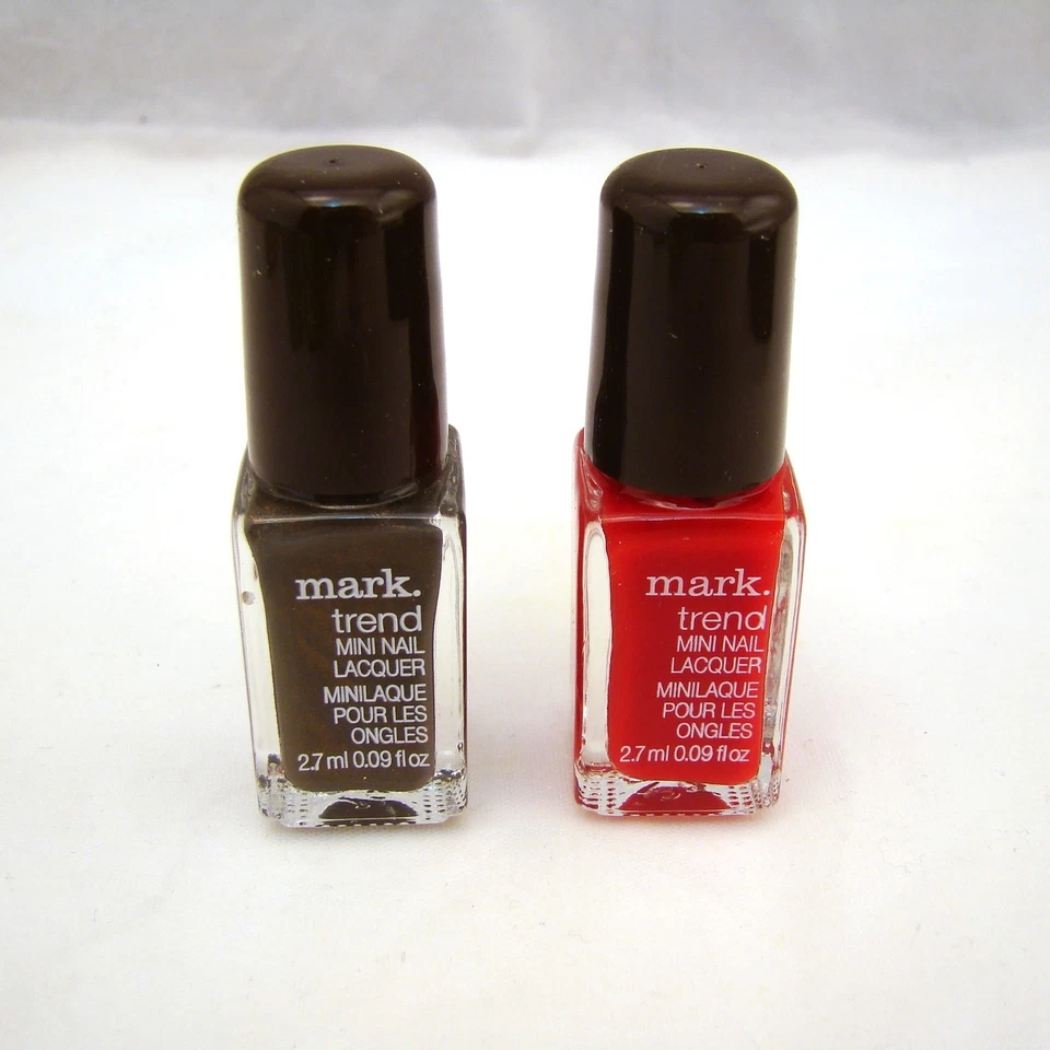 Avon Mark NAILED IT Trend Mini Nagellacke HOT COAL/FIRESTARTER 0,09 oz Je Neu - Bild 2 von 4