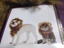 Moonlight Manor Lion Mane Dog Cat Costume Hat Hood Small