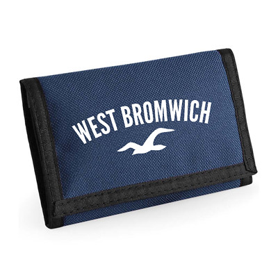 West Bromwich Geldbörse Bagbase Ripper Fußball Fan WBA The Baggies Geschenk 6 Farben