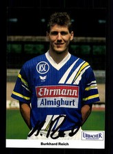Burkhard Reich Autogrammkarte Karlsruher SC Original Signiert + A 155546