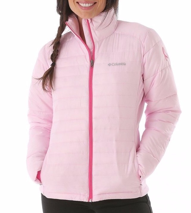 columbia tested tough in pink rain jacket