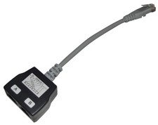 2x Cat5e RJ45 Line Economiser / Splitter  :Turn 1 socket into 2! (Voice+Voice)