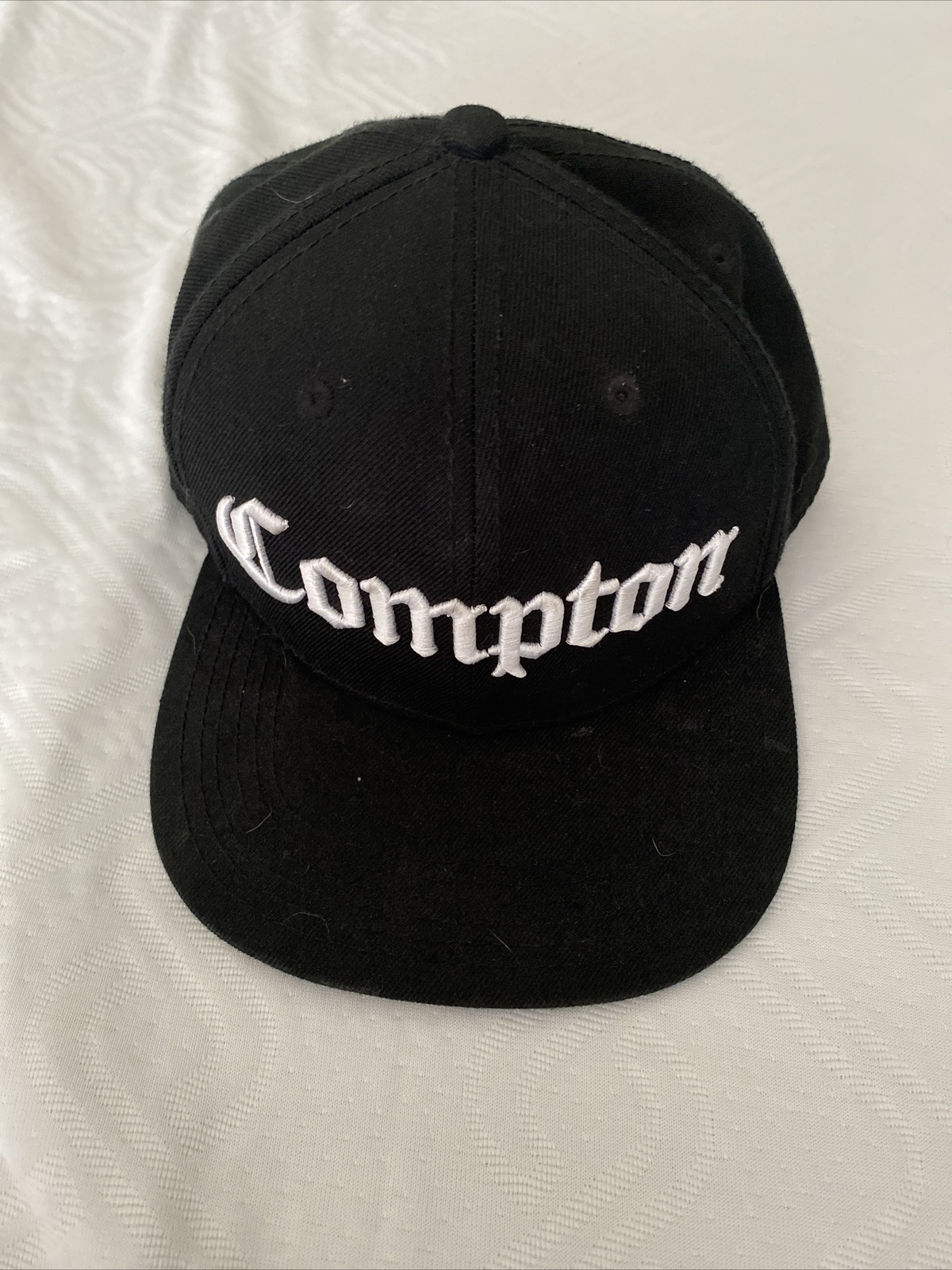 Compton Snapback Black White Old School Adjustabl… - image 2