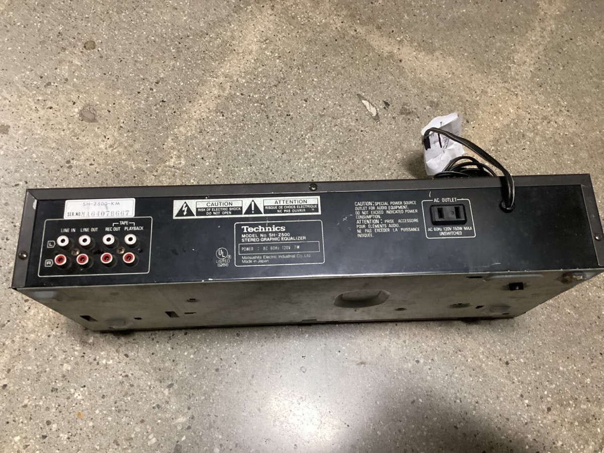 Technics SH-Z500 Channel Stereo Graphic Equalizer 7 Band Technics SH-Z500 Channel Stereo Graphic Equalizer 7 Band