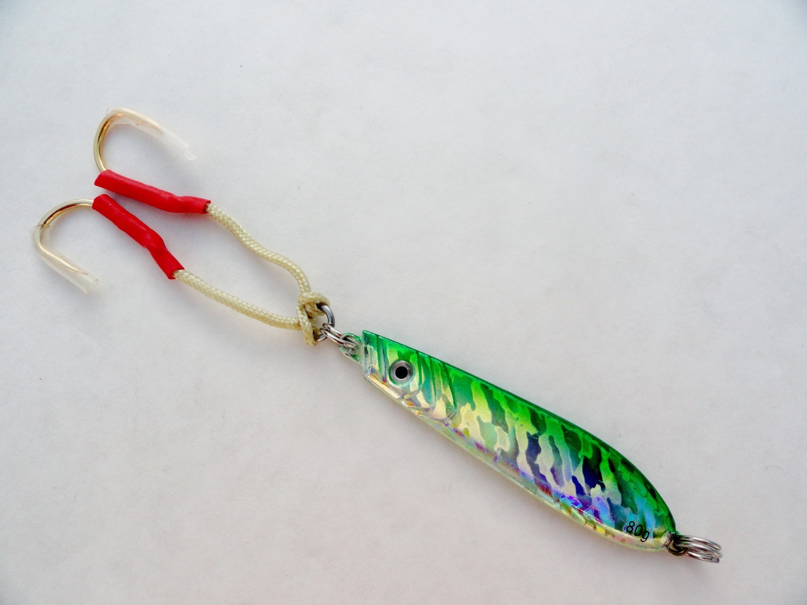 10 pcs Knife Jigs 2.8oz / 80g Vertical Butterfly Fishing Lures - 5 Colors x 2 - Image 2