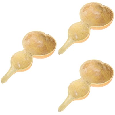  3 Pieces Badelöffel Schöpflöffel Kürbisverzierung Badezimmerzubehör