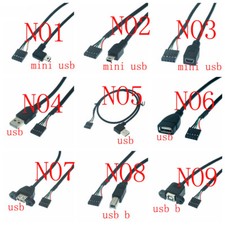 1ft USB 2.0 B Type Mini to 5Pin Female Header PCB Motherboard Cable Cord Adapter