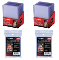 Ultra Pro Regular Toploader 50 StüCk + 200 Sleeves PokéMon Yugioh HüLlen Tcg