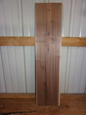 1 PC WALNUT LUMBER WOOD KILN DRIED BOARD 36''X 8 7/8''X 15/16'' LOT 244R FLAT