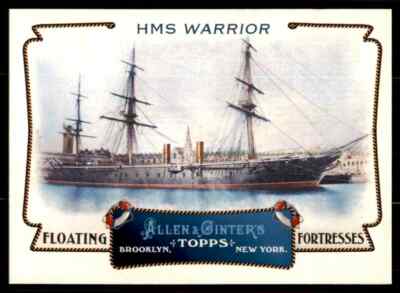 2011 Topps Allen & Ginter Floating Fortresses #FF13 HMS Warrior