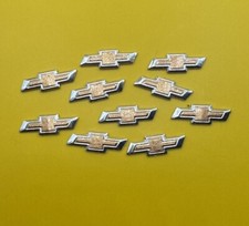 10 X CHEVROLET REMOTE KEY FOB 18mm x 6mm LOGO EMBLEM BADGE STICKER FAST DESPATCH