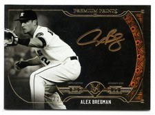 2017 Topps Museum Collect Alex Bregman Premium Prints Auto RC Gold  #PP-AB 22/25