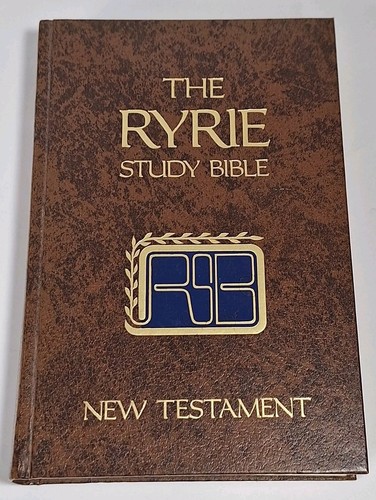 The Ryrie Study Bible King James Version 1977 Moody Press HC NEW TESTAMENT ONLY