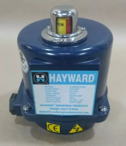 HAYWARD EJM3S2T 24D EJM REVERSING ACTUATOR 1/2 NPT 24VDC 300IN-LBS. ON OFF 0.6A