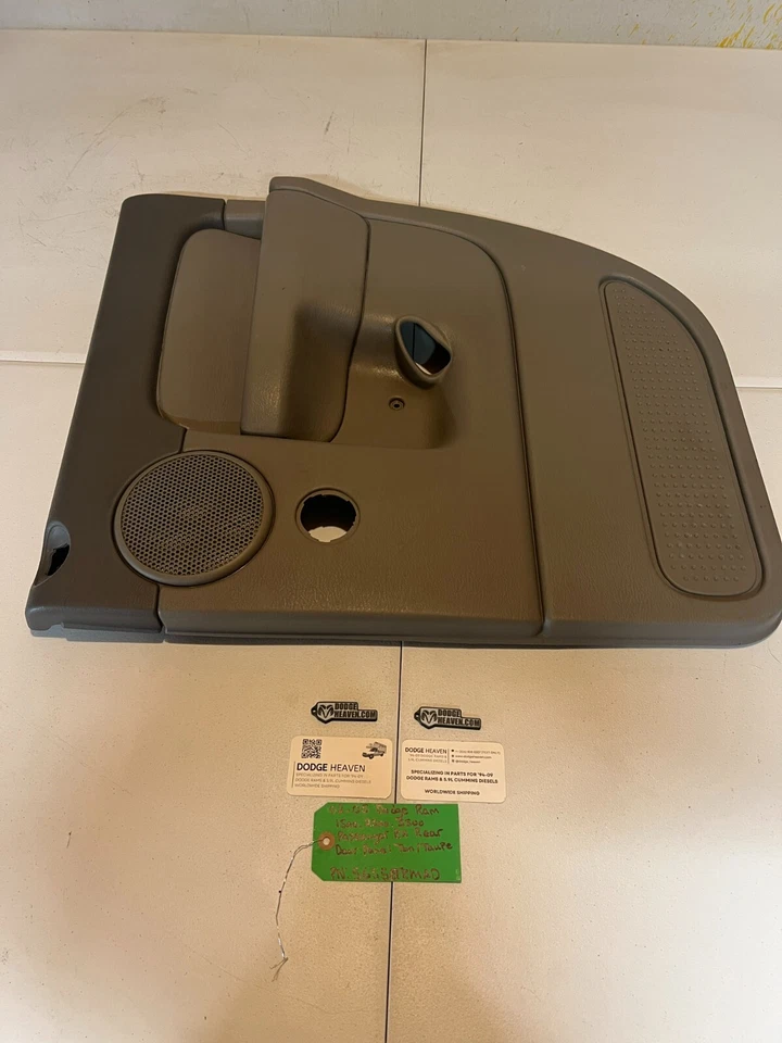 Panel de puerta trasera derecho pasajero Dodge Ram 1500-3500 2002-2005 OEM BRONCEADO/TOPO Foto 4 de 4