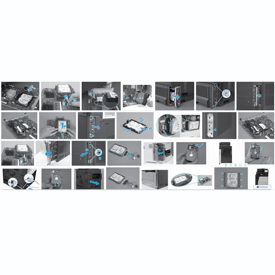 320G Hard Disk Drive Fit HP LJ M725 M680 M880 M830 M575 577 M775 Printer HDD FW - Image 4 of 4