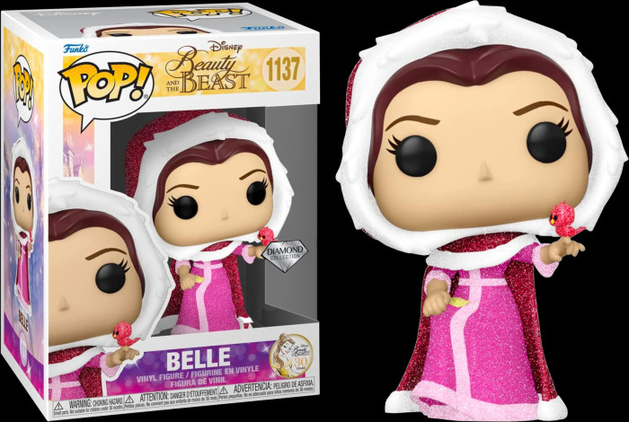 Funko Pop Belle Diamond 1137 Disney figurine vinyle de 9cm pour collectionneur