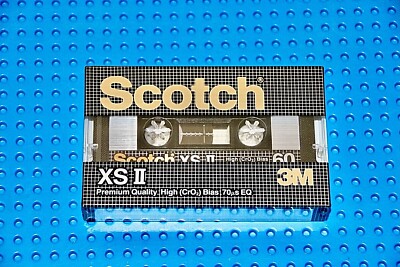SCOTCH  XS  II    60  VS. II     TYPE II     BLANK CASSETTE TAPE (1)  (SEALED)