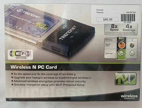 Trendnet TEW-641 Carte N PC sans Fil WIFI 8x Vitesse 4x Couverture NEUF - Photo 2/6