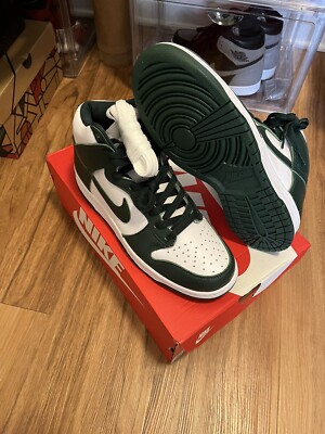 Size 10 - Nike Dunk High SP Spartan Green Michigan State