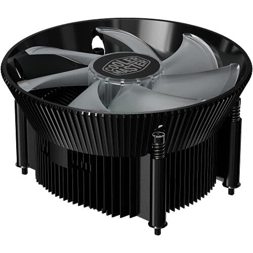 i71C RGB Intel Low-Profile CPU Air Cooler, Anodized Black Aluminum Fins, Copp... - Picture 10 of 11