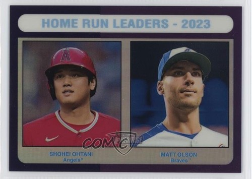 2024 Heritage High Number Hot Box Chrome Purple Refractor Shohei Ohtani 1ok6