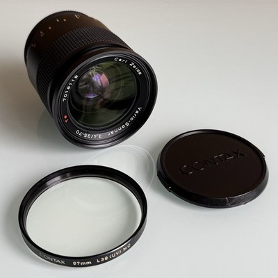 Exc-] Contax Carl Zeiss Vario-Sonnar T* 35-70mm F/ 3.4 MMJ Lens CY