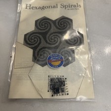 John Flynn Acrylic Template Set Hexagonal Spirals New In Package Made In USA