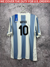 ADIDAS ARGENTINA 50th ANNIVERSARY SOCCER JERSEY MESSI #10 YOUTH SIZE XL