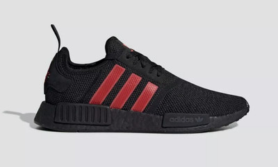 G27576 Herren Adidas Originals NMD_R1 Sportschuhe Schwarz/Rot Turnschuhe
