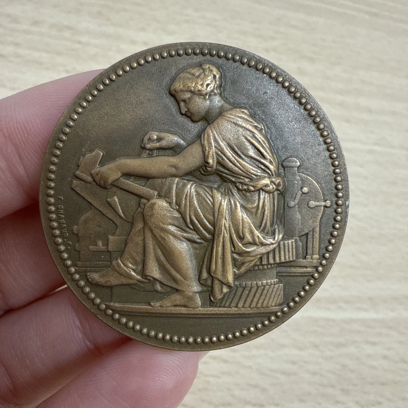 Médaille Chambre Syndicale De Serrurerie H.Dubois