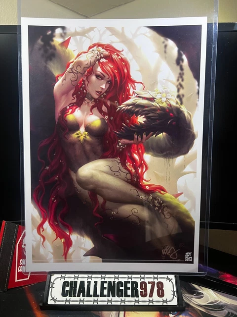 12x18 - POISON IVY - Kendrick Lim - SIGNED w/ COA + Toploader ART PRINT