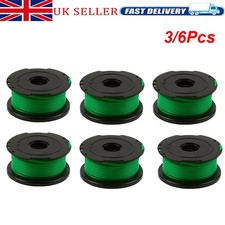 Image of 3/6Pcs For Black & Decker GL7033 GL9035 Trimmer Strimmer Spool & Line