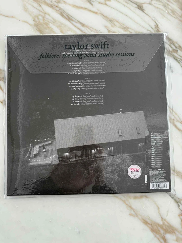 Taylor Swift Folklore: Long Pond Studio Sessions Chinese Ed. NEW  SEAM SPLIT - Image 2 of 3