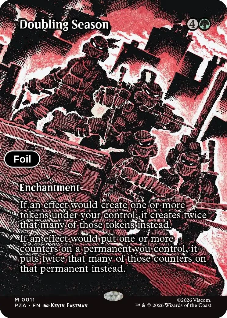 MTG 倍増の季節 / Doubling Season 英語版foil+通常 Foil】《倍増の