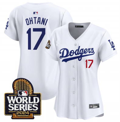 Women's Shohei Ohtani #17 Dodgers 2024 World Series Stitched