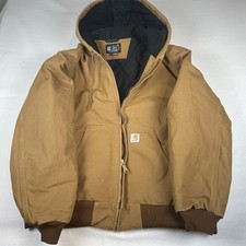 Carhartt Men s 2XL Loose Fit Active Jacket Model 0J0140-M Made in USA Full Zip