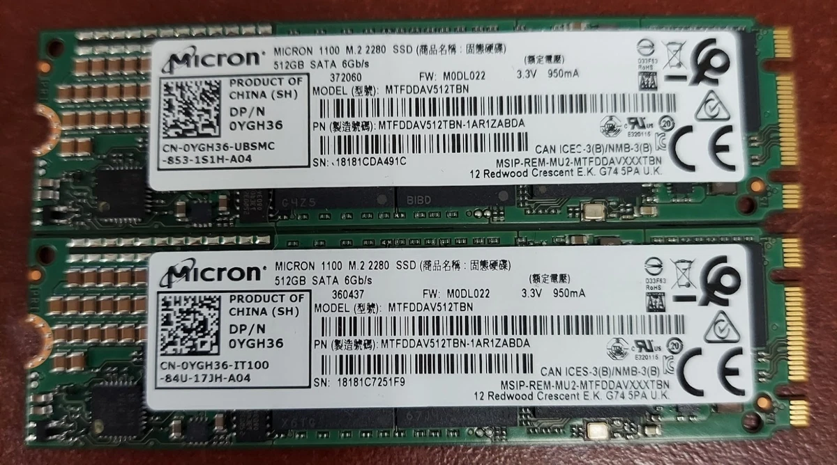 Micron M.2 Interface 512 GB Solid State Drives for sale - eBay
