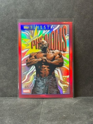 2026 Topps Finest Fantastic Four 65th Anniversary kFINEST PHENOMS Luke Cage 4/5