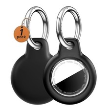 Waterproof Airtag Holder with Apple Airtags Keychain, Hard PC Air Tag Case
