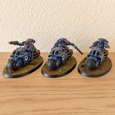 Warhammer 40k Ultramarines - Painted Outriders Squad - Item 433-31