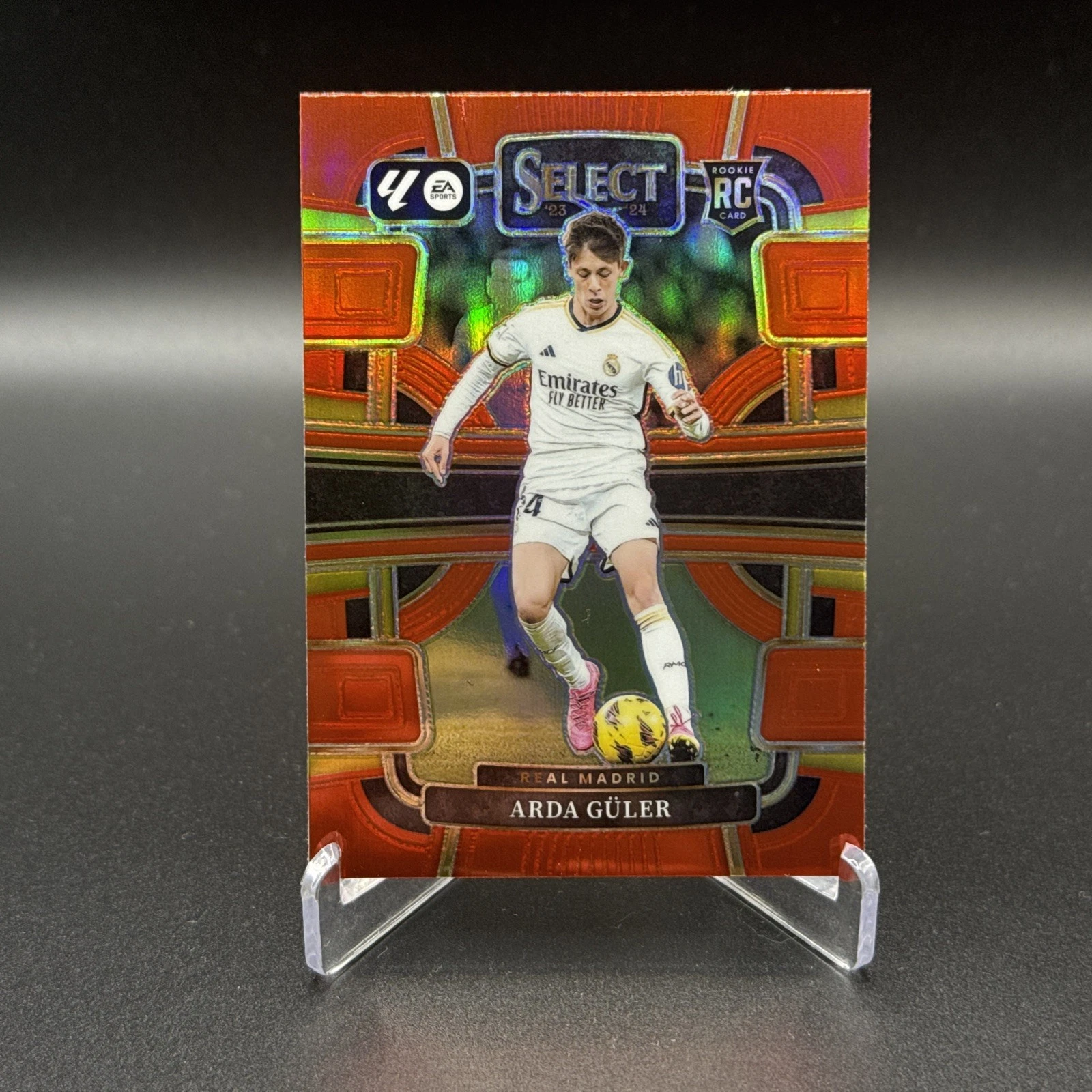 2023-24 Select La Liga Arda Guler #70 Terrace Red Prizm