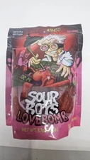 Sourboys Love Bomb Meta PCs Version Cherry x Mango Flavor Sour Belts