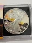 2025 American Silver Eagle - Desert at Day Edition - 1 oz Silver Colorized Coin