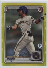 2020 Bowman Draft 1st Edition Yellow Foil 23/75 Freddy Zamora #BD-46 6q5