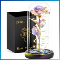 Ewige Glasrose Personalisiert Geschenk FüR Frauen Freundin Mama Oma Valentinstag