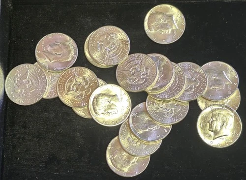 .99Cents (20)-1964 UNCIRCULATED SILVER KENNEDY HALF DOLLARS BEAUTIFUL GROUPL@@K!