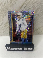 2025 Topps Chrome Cameron Dicker #162 Pulsar Refractor Chargers