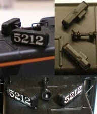 Cal Scale 611 HO Scale Southern Pacific - Style Side Number Board